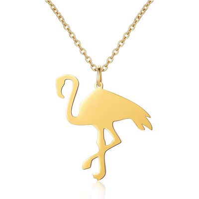 Ailoria, Collier, Flamant, (Acier inoxydable, 50 cm) - Publicité Ailoria, Collier, Flamant, (Acier inoxydable, 50 cm) - Publicité