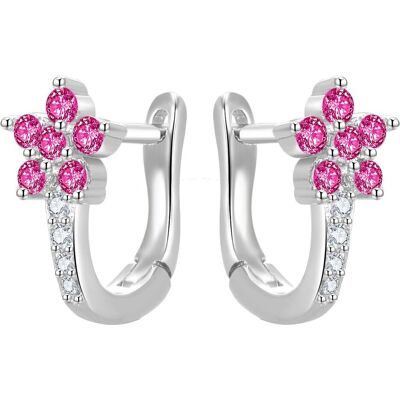 Beneto, Boucles d'oreilles, Boucles d'oreilles florales avec zirconium AGUC3334-F - Publicité Beneto, Boucles d'oreilles, Boucles d'oreilles florales avec zirconium AGUC3334-F - Publicité