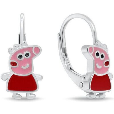 Brilio, Boucles d'oreilles, Girls' silver earrings Peppa Pig EA1269W, (Argent) - Publicité Brilio, Boucles d'oreilles, Girls' silver earrings Peppa Pig EA1269W, (Argent) - Publicité
