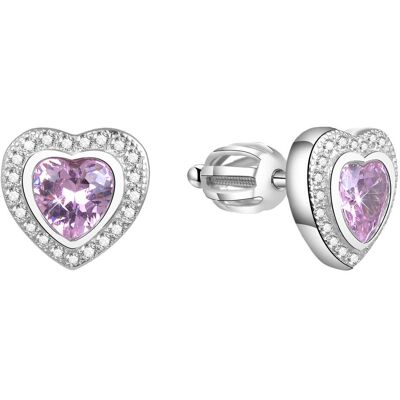 Beneto, Boucles d'oreilles, Glittery Heart Earrings AGUP1500S - Publicité Beneto, Boucles d'oreilles, Glittery Heart Earrings AGUP1500S - Publicité