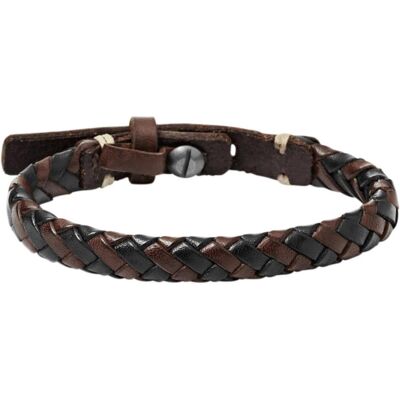 Fossil, Bracelet, Vintage Casual, (21 cm, Acier inoxydable, Cuir) - Publicité Fossil, Bracelet, Vintage Casual, (21 cm, Acier inoxydable, Cuir) - Publicité