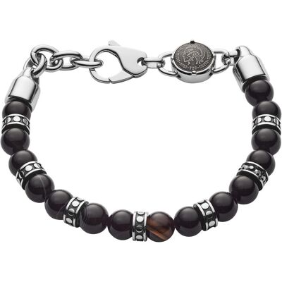 Diesel Bracelet, Beads, (20 cm, Métal) - Publicité Diesel Bracelet, Beads, (20 cm, Métal) - Publicité