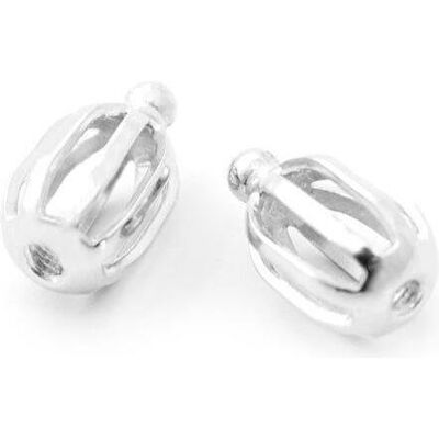 Beneto, Boucles d'oreilles, Ballon en argent / vis pour boucles d'oreilles - 1 paire pour les enfants, (Argent) - Publicité Beneto, Boucles d'oreilles, Ballon en argent / vis pour boucles d'oreilles - 1 paire pour les enfants, (Argent) - Publicité