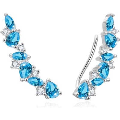 Beneto, Boucles d'oreilles, OkouzlujÃcà podÃlnà náuÅ¡nice s modrými zirkony AGUP3299LB - Publicité Beneto, Boucles d'oreilles, OkouzlujÃcà podÃlnà náuÅ¡nice s modrými zirkony AGUP3299LB - Publicité