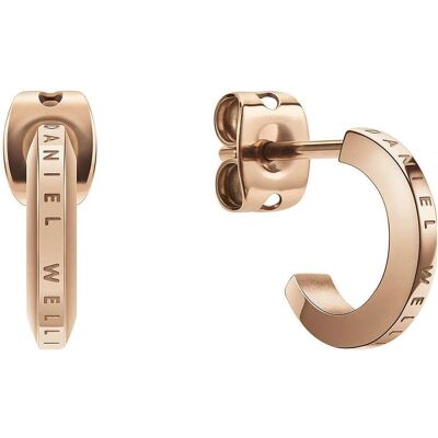 Daniel Wellington, Boucles d'oreilles, Elan Boucles d'oreilles or rose, (Acier inoxydable) - Publicité Daniel Wellington, Boucles d'oreilles, Elan Boucles d'oreilles or rose, (Acier inoxydable) - Publicité