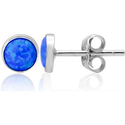 Beneto, Boucles d'oreilles, Boucles d'oreilles en argent avec opales synthétiques AGUP2243 (L) - Publicité Beneto, Boucles d'oreilles, Boucles d'oreilles en argent avec opales synthétiques AGUP2243 (L) - Publicité