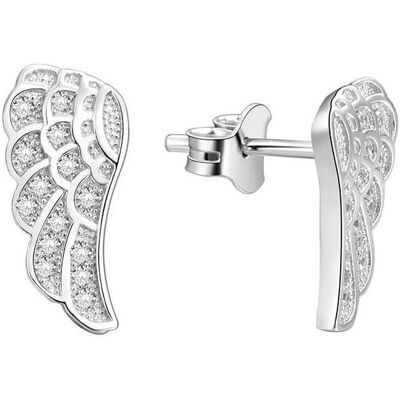 Beneto, Boucles d'oreilles, Anneaux d'argent Angel Wings AGUP1182 (L), (Argent) - Publicité Beneto, Boucles d'oreilles, Anneaux d'argent Angel Wings AGUP1182 (L), (Argent) - Publicité