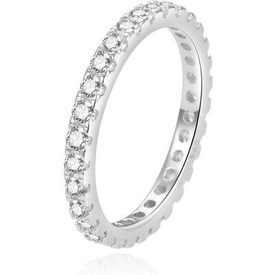 Beneto, Bague, NÅ¡dherný stÅ™brný prsten se zirkony AGG369 - Circuit : 52 mm (L), (52) - Publicité Beneto, Bague, NÅ¡dherný stÅ™brný prsten se zirkony AGG369 - Circuit : 52 mm (L), (52) - Publicité