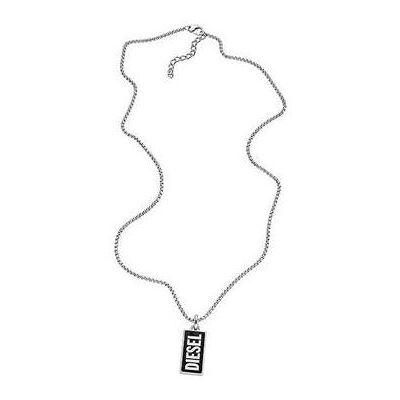 Diesel Collier, Kette SINGLE DOGTAGS, (Agate, Métal) - Publicité Diesel Collier, Kette SINGLE DOGTAGS, (Agate, Métal) - Publicité