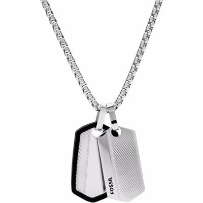 Fossil, Collier, vintage casual, (Acier inoxydable, 60 - 65 cm) - Publicité Fossil, Collier, vintage casual, (Acier inoxydable, 60 - 65 cm) - Publicité
