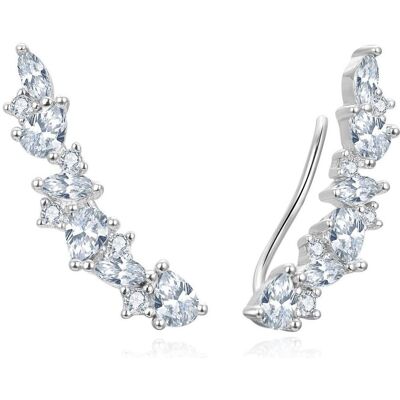 Beneto, Boucles d'oreilles, OkouzlujÃcà podÃlnà náuÅ¡nice s Äirými zirkony AGUP3299W - Publicité Beneto, Boucles d'oreilles, OkouzlujÃcà podÃlnà náuÅ¡nice s Äirými zirkony AGUP3299W - Publicité