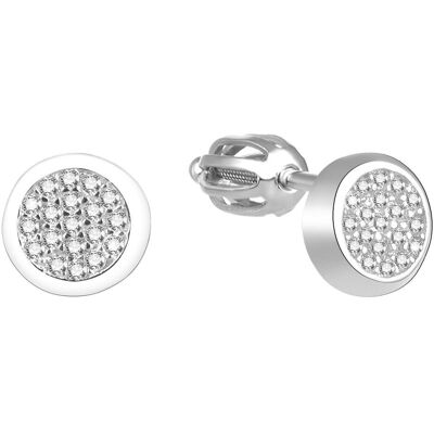 Beneto, Boucles d'oreilles, Boucles d'oreilles en argent avec zircons AGUP1537S (L), (Argent) - Publicité Beneto, Boucles d'oreilles, Boucles d'oreilles en argent avec zircons AGUP1537S (L), (Argent) - Publicité