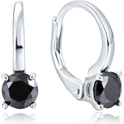 Beneto, Boucles d'oreilles, Élégants boucles d'oreilles en argent withack zircons AGUC2255 (L) - Publicité Beneto, Boucles d'oreilles, Élégants boucles d'oreilles en argent withack zircons AGUC2255 (L) - Publicité