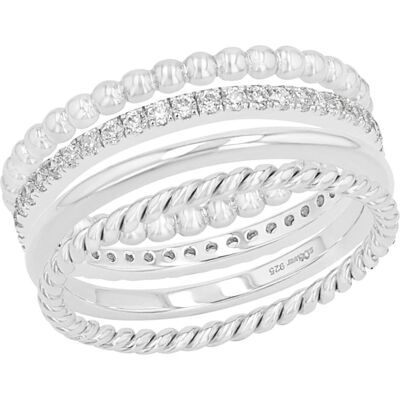 s.Oliver, Bague, Bague, (54, Argent 925) - Publicité s.Oliver, Bague, Bague, (54, Argent 925) - Publicité