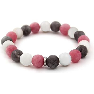 Beneto, Bracelet, Bracelet de perles de jade et de jade MINK85 / 17 (L), (Jade) - Publicité Beneto, Bracelet, Bracelet de perles de jade et de jade MINK85 / 17 (L), (Jade) - Publicité