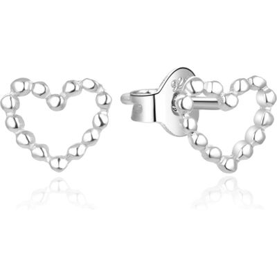 Beneto, Boucles d'oreilles, Romantic Silver earrings Hearts AGUP2338L (L), (Argent) - Publicité Beneto, Boucles d'oreilles, Romantic Silver earrings Hearts AGUP2338L (L), (Argent) - Publicité