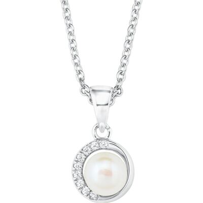s.Oliver, Collier, Pearl, (Argent 925, Perle, 42 cm) - Publicité s.Oliver, Collier, Pearl, (Argent 925, Perle, 42 cm) - Publicité