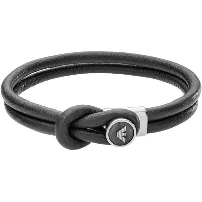 Giorgio Armani Emporio Armani, Bracelet, EGS2214020 bracelet, (Acier inoxydable, Cuir) - Publicité Giorgio Armani Emporio Armani, Bracelet, EGS2214020 bracelet, (Acier inoxydable, Cuir) - Publicité