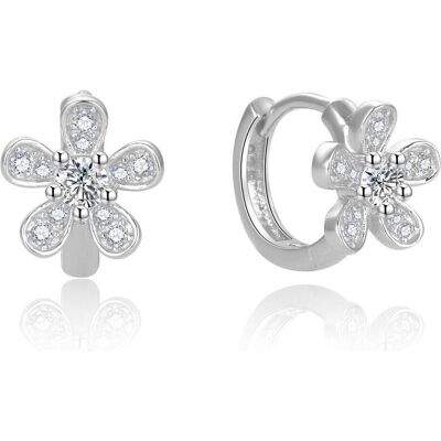 Beneto, Boucles d'oreilles, Charmants boucles d'oreilles rondes avec zircons AGUC2732 (L) - Publicité Beneto, Boucles d'oreilles, Charmants boucles d'oreilles rondes avec zircons AGUC2732 (L) - Publicité