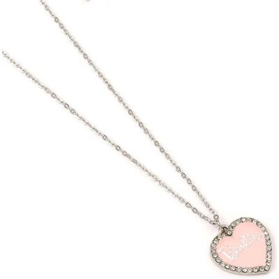 Carat, Collier, BARBIE - Collier Chaine - Coeur Rose, (Alliage de zinc) - Publicité Carat, Collier, BARBIE - Collier Chaine - Coeur Rose, (Alliage de zinc) - Publicité