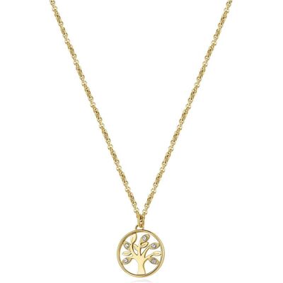 Brosway, Collier, Collier en or plaqué Arbre de vie Chakra BHKN094, (Acier) - Publicité Brosway, Collier, Collier en or plaqué Arbre de vie Chakra BHKN094, (Acier) - Publicité