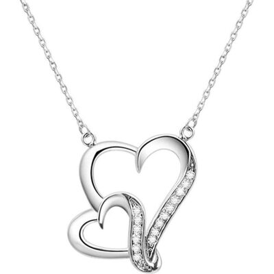Beneto, Collier, Collier en argent avec coeur AGS291 / 48 (L), (Argent) - Publicité Beneto, Collier, Collier en argent avec coeur AGS291 / 48 (L), (Argent) - Publicité
