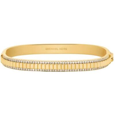 Michael Kors, Bracelet, Fashion Armreif, (17.80 cm, Acier inoxydable, Laiton) - Publicité Michael Kors, Bracelet, Fashion Armreif, (17.80 cm, Acier inoxydable, Laiton) - Publicité