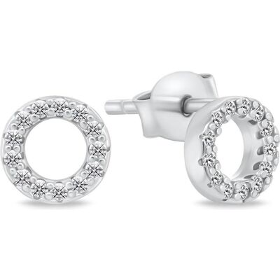 Brilio, Boucles d'oreilles, Silver - Bagues d'oreilles en argent scintillant EA102W - Publicité Brilio, Boucles d'oreilles, Silver - Bagues d'oreilles en argent scintillant EA102W - Publicité