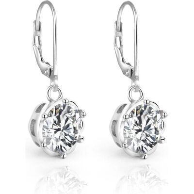 Beneto, Boucles d'oreilles, Výraznà stÅ™Ãbrnà náuÅnice se zirkony AGUC2624 (L), (Argent) - Publicité Beneto, Boucles d'oreilles, Výraznà stÅ™Ãbrnà náuÅnice se zirkony AGUC2624 (L), (Argent) - Publicité