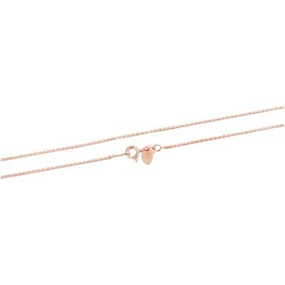 Beneto, Collier, Chaîne en argent plaqué or Anker AGS1286-ROSEGOLD - Longueur : 42 cm (L), (Argent) - Publicité Beneto, Collier, Chaîne en argent plaqué or Anker AGS1286-ROSEGOLD - Longueur : 42 cm (L), (Argent) - Publicité