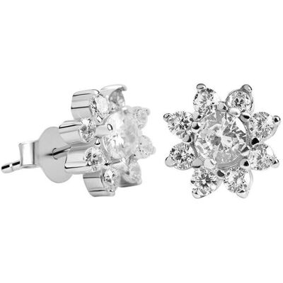 Beneto, Boucles d'oreilles, Fleurs boucles d'oreilles en argent AGUP1170 (L), (Argent) - Publicité Beneto, Boucles d'oreilles, Fleurs boucles d'oreilles en argent AGUP1170 (L), (Argent) - Publicité