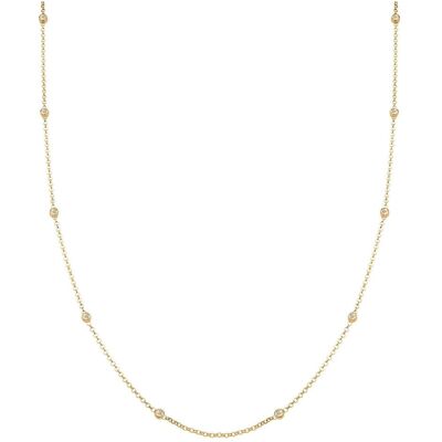 Elli, Collier, Chaîne en cristal, (Argent sterling 925, Cristal de verre, 45 cm) - Publicité Elli, Collier, Chaîne en cristal, (Argent sterling 925, Cristal de verre, 45 cm) - Publicité