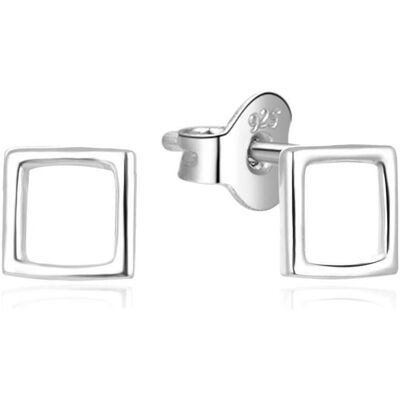 Beneto, Boucles d'oreilles, Boucles d'oreilles minimalistes en argent AGUP843L (L) - Publicité Beneto, Boucles d'oreilles, Boucles d'oreilles minimalistes en argent AGUP843L (L) - Publicité