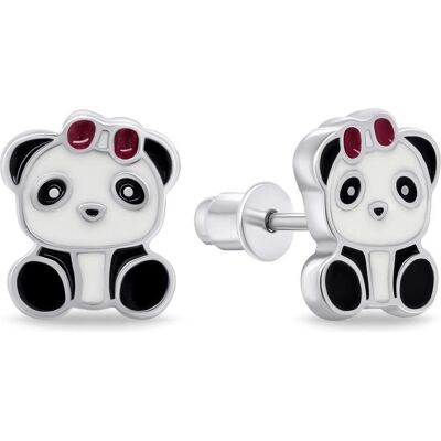 Brilio, Boucles d'oreilles, Silver - Original silver earrings Panda EA817W, (Argent) - Publicité Brilio, Boucles d'oreilles, Silver - Original silver earrings Panda EA817W, (Argent) - Publicité