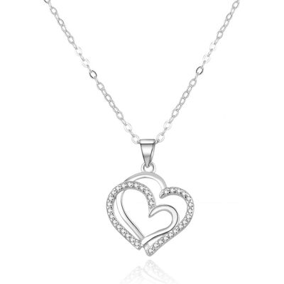 Beneto, Collier, Gentle collier en argent avec des zircons AGS1244 / 47 (L), (Argent, 47 cm) - Publicité Beneto, Collier, Gentle collier en argent avec des zircons AGS1244 / 47 (L), (Argent, 47 cm) - Publicité