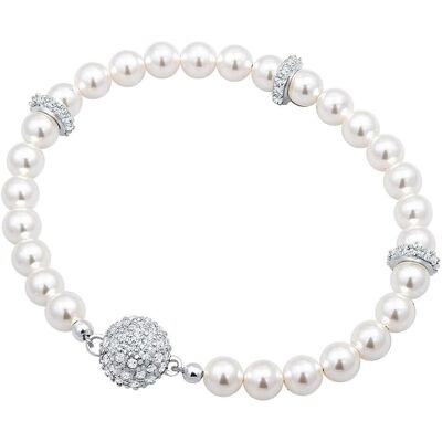Elli, Bracelet, Womens bracelet 925 sterling silver crystal, (Argent, Cristallin) - Publicité Elli, Bracelet, Womens bracelet 925 sterling silver crystal, (Argent, Cristallin) - Publicité