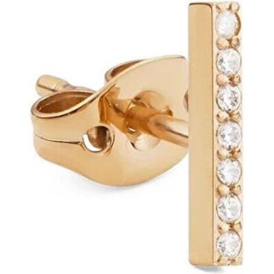 Daniel Wellington, Boucles d'oreilles, - Gold-plated single earring Bar with crystals DW00400870, (Or) - Publicité Daniel Wellington, Boucles d'oreilles, - Gold-plated single earring Bar with crystals DW00400870, (Or) - Publicité
