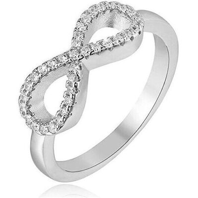 Beneto, Bague, Silver ring Infinity AGG208 - Circuit : 50 mm (L), (50) - Publicité Beneto, Bague, Silver ring Infinity AGG208 - Circuit : 50 mm (L), (50) - Publicité