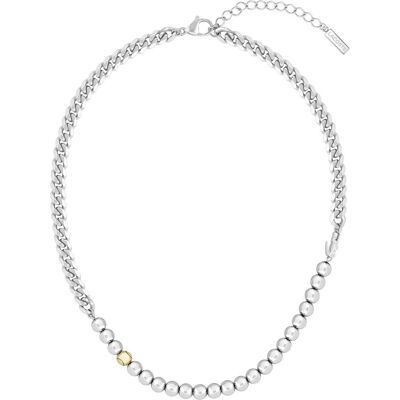 Lacoste, Collier, - Stylish steel necklace Orbe 2040335, (Acier inoxydable) - Publicité Lacoste, Collier, - Stylish steel necklace Orbe 2040335, (Acier inoxydable) - Publicité