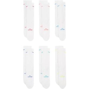 Nike, Chaussettes, Chaussettes de tous les jours avec rehaussement, 6 paires, Blanc, (paquet de 6, 42 - 46) - Publicité Nike, Chaussettes, Chaussettes de tous les jours avec rehaussement, 6 paires, Blanc, (paquet de 6, 42 - 46) - Publicité