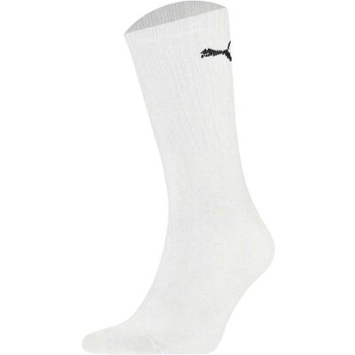 Puma, Unisexe, Chaussettes, Chaussette d'équipage, Noir, Gris, Blanc, (Lot de 3, 43 - 46) - Publicité Puma, Unisexe, Chaussettes, Chaussette d'équipage, Noir, Gris, Blanc, (Lot de 3, 43 - 46) - Publicité