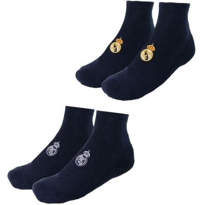 Disney Filles, Chaussettes, Socken 2er-Pack – Real Madrid, Bleu, Noir, (lot de 2, 35 - 38) - Publicité Disney Filles, Chaussettes, Socken 2er-Pack – Real Madrid, Bleu, Noir, (lot de 2, 35 - 38) - Publicité