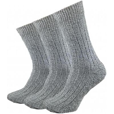 Chaussettes en Laine Garcia Pescara - Lot de 3 Gris Hiver - Publicité Chaussettes en Laine Garcia Pescara - Lot de 3 Gris Hiver - Publicité