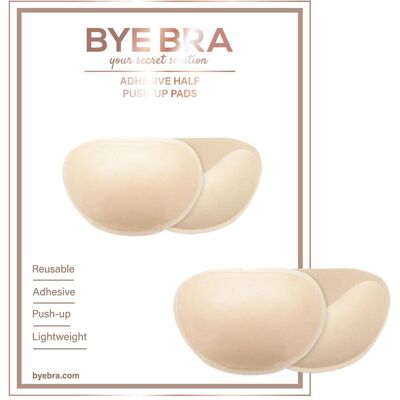 Bye Bra, Soutien-gorge, Push-Up Pads, Beige, (Une unité par pack, Taille unique) - Publicité Bye Bra, Soutien-gorge, Push-Up Pads, Beige, (Une unité par pack, Taille unique) - Publicité