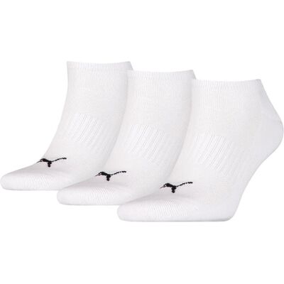 Puma, Unisexe, Chaussettes, Baskets en éponge, Blanc, (Lot de 3, 43 - 46) - Publicité Puma, Unisexe, Chaussettes, Baskets en éponge, Blanc, (Lot de 3, 43 - 46) - Publicité