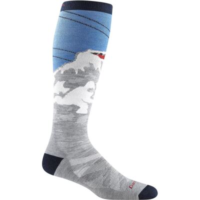 Darn Tough Hommes Heady Yeti Otc Mi-Weight Avec Coussinet - Chaussettes de Ski - Publicité Darn Tough Hommes Heady Yeti Otc Mi-Weight Avec Coussinet - Chaussettes de Ski - Publicité