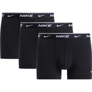 Nike, Hommes, Sous-vêtements, Essential Cotton Stretch Trunk 3, Noir, (Lot de 3, L) - Publicité Nike, Hommes, Sous-vêtements, Essential Cotton Stretch Trunk 3, Noir, (Lot de 3, L) - Publicité
