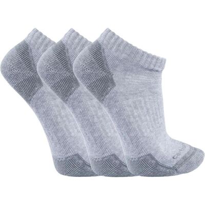 Carhartt, Hommes, Chaussettes, Skarpety Midweight Cotton Blend Low Grey (coton gris), Gris, (Lot de 3, XL) - Publicité Carhartt, Hommes, Chaussettes, Skarpety Midweight Cotton Blend Low Grey (coton gris), Gris, (Lot de 3, XL) - Publicité