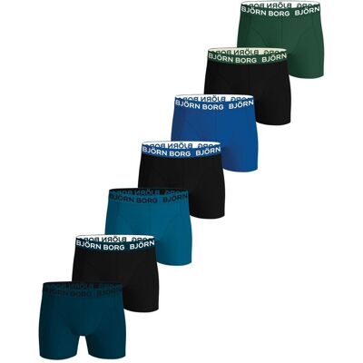 Björn Borg, Hommes, Sous-vêtements, Björn Borg Cotton Stretch Heren Boxers (7-pack) - Multicolour - Maat L, Multicolore, (paquet de 7, L) - Publicité Björn Borg, Hommes, Sous-vêtements, Björn Borg Cotton Stretch Heren Boxers (7-pack) - Multicolour - Maat L, Multicolore, (paquet de 7, L) - Publicité