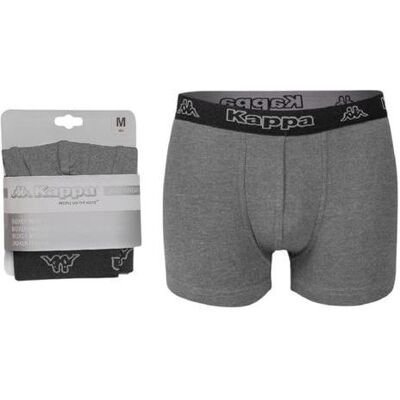 Kappa, Hommes, Sous-vêtements, Herren Boxershorts 1P Graphit, Gris, (Une unité par pack, XXL) - Publicité Kappa, Hommes, Sous-vêtements, Herren Boxershorts 1P Graphit, Gris, (Une unité par pack, XXL) - Publicité